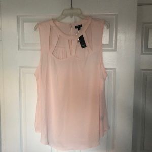 Light pink blouse from Torrid